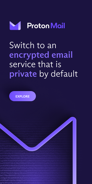 ProtonMail advertisement
